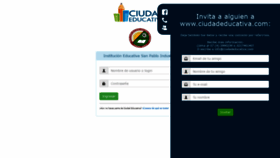 What Sanpablo.ciudadeducativa.com website looked like in 2019 (4 years ago)