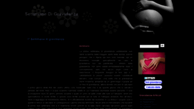 What Settimanedigravidanza.com website looked like in 2019 (4 years ago)