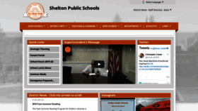 What Sheltonpublicschools.org website looked like in 2019 (4 years ago)