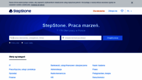 What Stepstone.pl website looked like in 2019 (4 years ago)