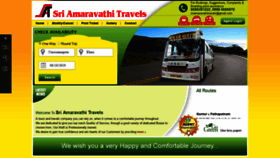 What Sriamaravathitravels.com website looked like in 2019 (4 years ago)