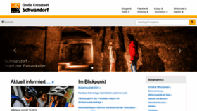 What Schwandorf.de website looked like in 2019 (4 years ago)