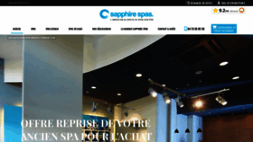 What Sapphirespas.fr website looked like in 2019 (4 years ago)