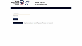 What Selfservice.ufs.ac.za website looked like in 2019 (4 years ago)