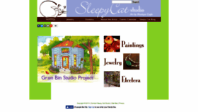 What Sleepycatstudio.com website looked like in 2019 (4 years ago)