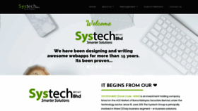 What Systech.asia website looked like in 2019 (4 years ago)