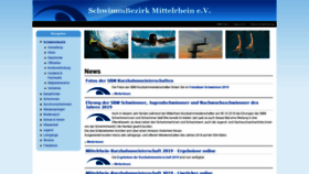 What Schwimm-mit.de website looked like in 2019 (4 years ago)