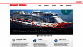 What Sunway.travel website looked like in 2019 (4 years ago)