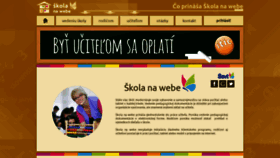 What Skolanawebe.sk website looked like in 2019 (4 years ago)