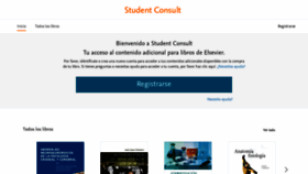 What Studentconsult.es website looked like in 2019 (4 years ago)