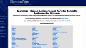 What Spares2go.co.uk website looked like in 2019 (4 years ago)