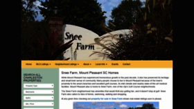 What Sneefarmhomes.com website looked like in 2019 (4 years ago)