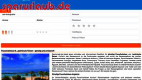 What Sparurlaub.de website looked like in 2019 (4 years ago)