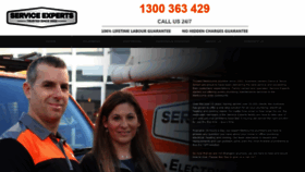 What Serviceexperts.com.au website looked like in 2019 (4 years ago)