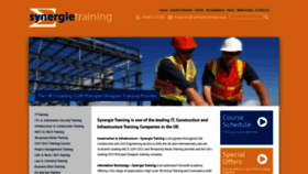 What Synergietraining.co.uk website looked like in 2019 (4 years ago)