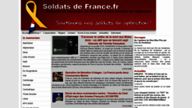 What Soldatsdefrance.fr website looked like in 2019 (4 years ago)