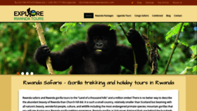 What Safarisrwandasafari.com website looked like in 2019 (4 years ago)
