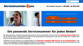 What Servicenummer4you.de website looked like in 2019 (4 years ago)