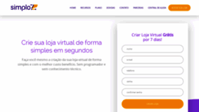 What Simplo7.com.br website looked like in 2019 (4 years ago)