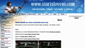 What Starisloveni.com website looked like in 2019 (4 years ago)