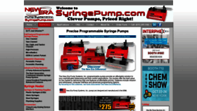 What Syringepump.com website looked like in 2019 (4 years ago)