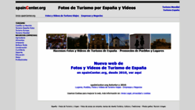 What Spaincenter.org website looked like in 2019 (4 years ago)