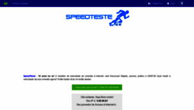 What Speedteste.com.br website looked like in 2019 (4 years ago)