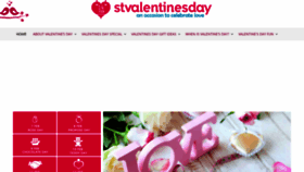 What Stvalentinesday.org website looked like in 2019 (4 years ago)