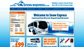 What Snowexpress.co.uk website looked like in 2019 (4 years ago)