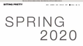 What Sittingpretty.co.za website looked like in 2019 (4 years ago)