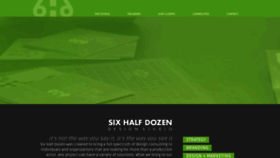 What Sixhalfdozen.com website looked like in 2019 (4 years ago)