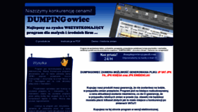 What Sklep.dumpingowiec.pl website looked like in 2019 (4 years ago)