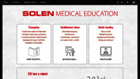 What Solen.cz website looked like in 2019 (4 years ago)