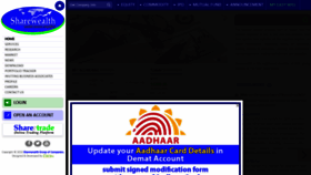 What Sharewealthindia.com website looked like in 2019 (4 years ago)