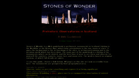 What Stonesofwonder.com website looked like in 2019 (4 years ago)