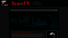 What Scarefx.com website looked like in 2019 (4 years ago)