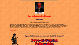 What Save-a-patriot.org website looked like in 2019 (4 years ago)