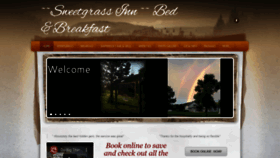 What Sweetgrassinn.com website looked like in 2019 (4 years ago)