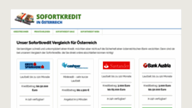 What Sofortkreditoesterreich.at website looked like in 2019 (4 years ago)