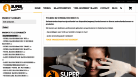 What Superhandschoen.nl website looked like in 2019 (4 years ago)