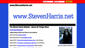 What Stevenharris.net website looked like in 2019 (4 years ago)