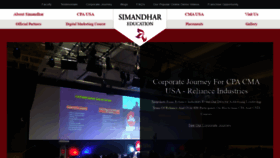What Simandhareducation.com website looked like in 2019 (4 years ago)