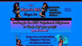 What Shaynalee.com website looked like in 2019 (4 years ago)