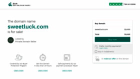 What Sweetluck.com website looked like in 2019 (4 years ago)