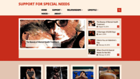 What Supportforspecialneeds.com website looked like in 2019 (4 years ago)