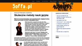 What Soffa.pl website looked like in 2019 (4 years ago)