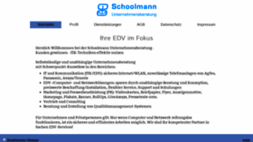 What Schoolmann.net website looked like in 2019 (4 years ago)