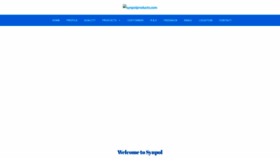 What Synpolproducts.com website looked like in 2019 (4 years ago)