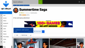 What Summertime-saga.en.uptodown.com website looked like in 2019 (4 years ago)
