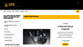 What Spdparts.com website looked like in 2019 (4 years ago)